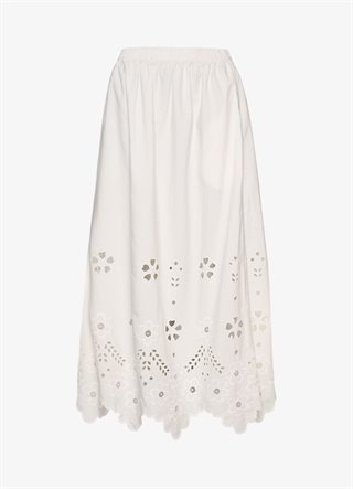 Sissel Edelbo - Trine Nederdel - White Cutwork - Onesize